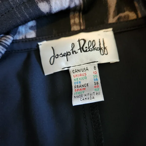 Joseph Ribkoff 3/4 Sleeve Long Zip Up Jacket - Picture 3 of 8